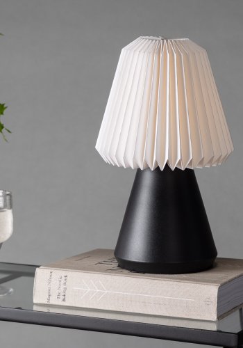 VENTURE DESIGN Fjällen bordlampe - hvid papir og sort stl