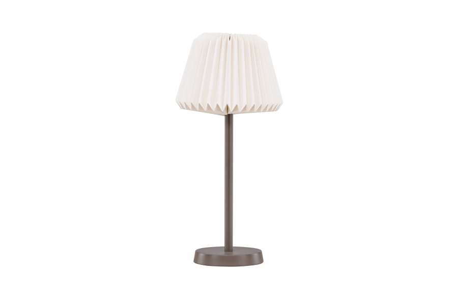 VENTURE DESIGN Tanddalen bordlampe - hvid papir og mocca stl
