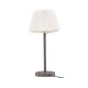 VENTURE DESIGN Tanddalen bordlampe - hvid papir og mocca stl