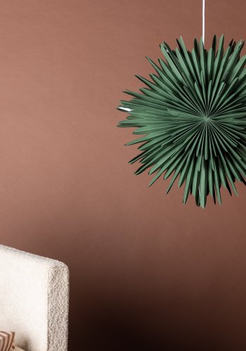 VENTURE DESIGN Sälen loftlampe - grn papir (60cm)