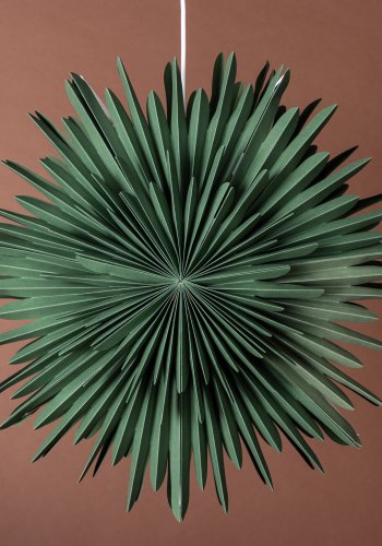 VENTURE DESIGN Sälen loftlampe - grn papir (60cm)