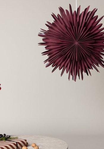 VENTURE DESIGN Sälen loftlampe - mrkerd papir (60cm)