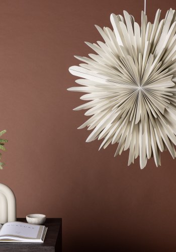 VENTURE DESIGN Sälen loftlampe - beige papir (80cm)