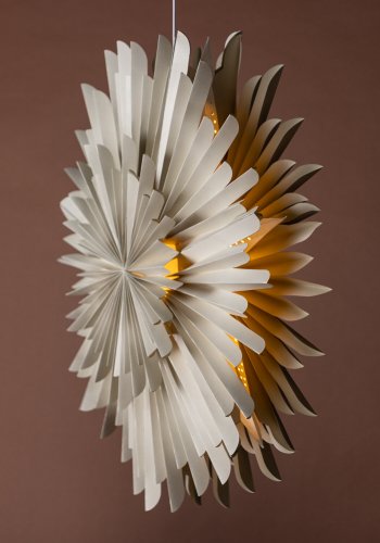 VENTURE DESIGN Sälen loftlampe - beige papir (80cm)