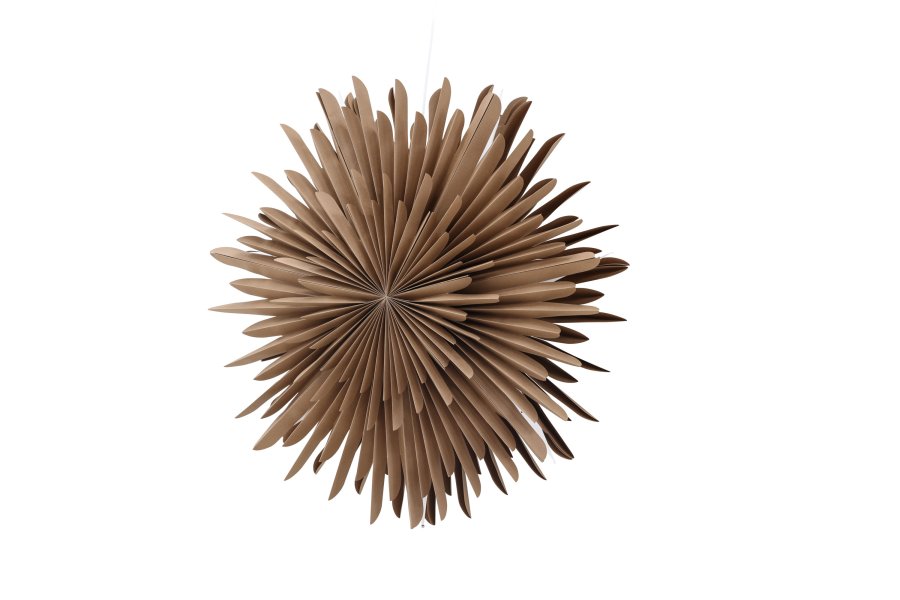 VENTURE DESIGN Sälen loftlampe - brun papir (80cm)