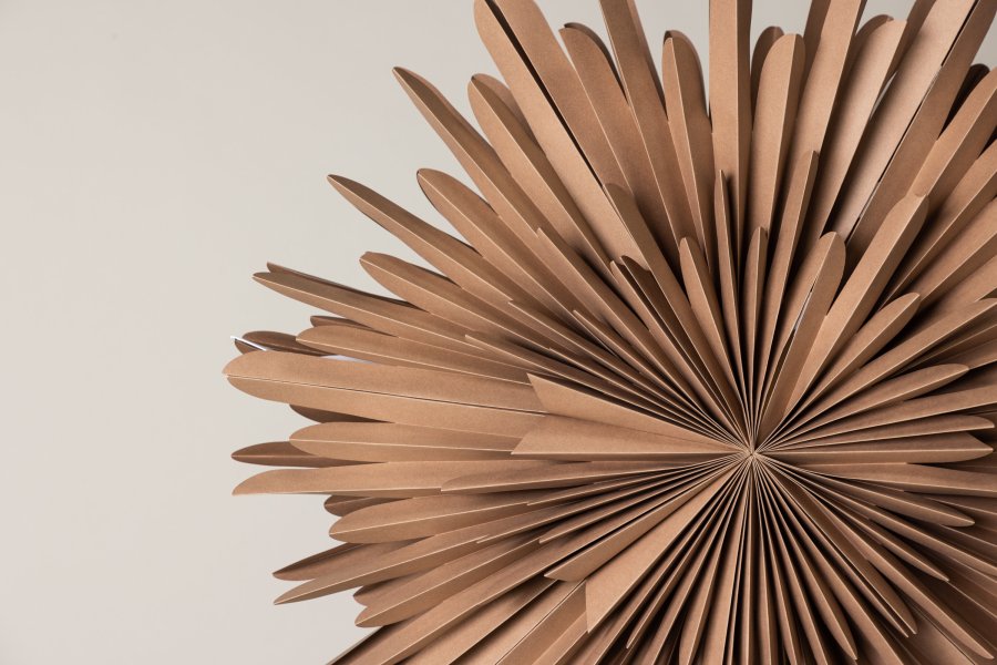 VENTURE DESIGN Sälen loftlampe - brun papir (80cm)