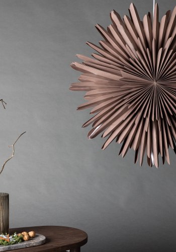 VENTURE DESIGN Sälen loftlampe - greige papir (80cm)