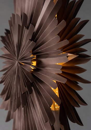 VENTURE DESIGN Sälen loftlampe - greige papir (80cm)