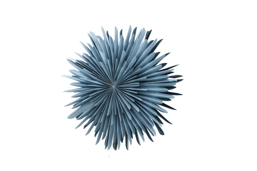 VENTURE DESIGN Sälen loftlampe - gr/bl papir (80cm)