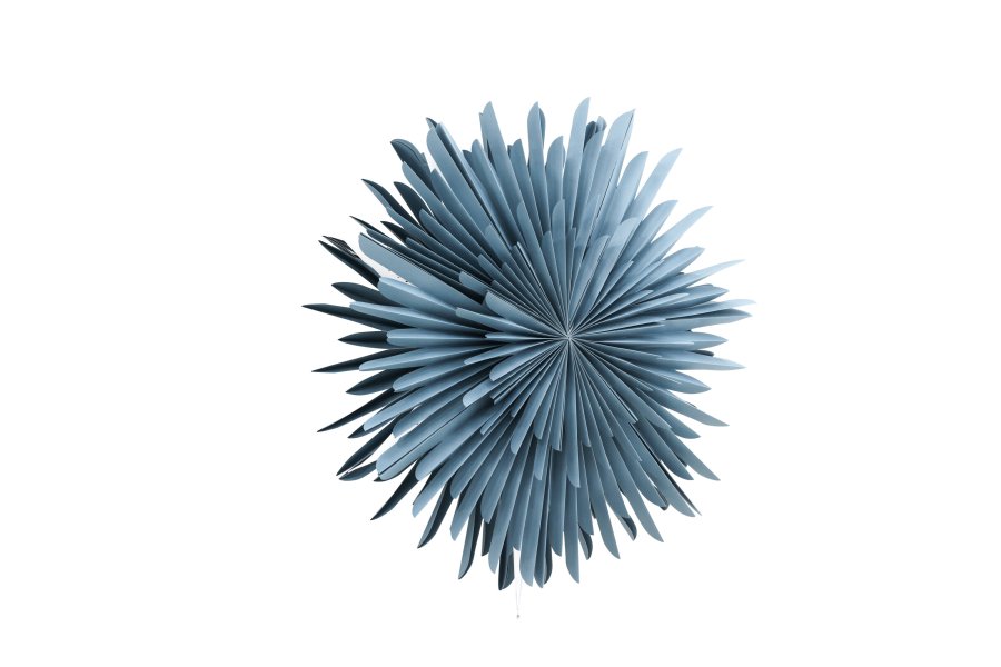 VENTURE DESIGN Sälen loftlampe - gr/bl papir (80cm)