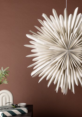 VENTURE DESIGN Sälen loftlampe - beige papir (100cm)