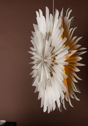 VENTURE DESIGN Sälen loftlampe - beige papir (100cm)