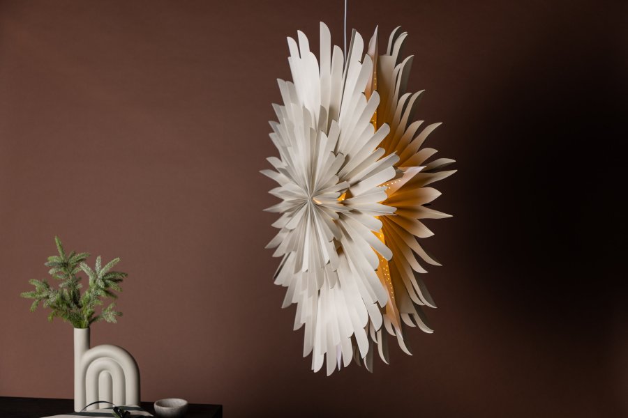 VENTURE DESIGN Sälen loftlampe - beige papir (100cm)