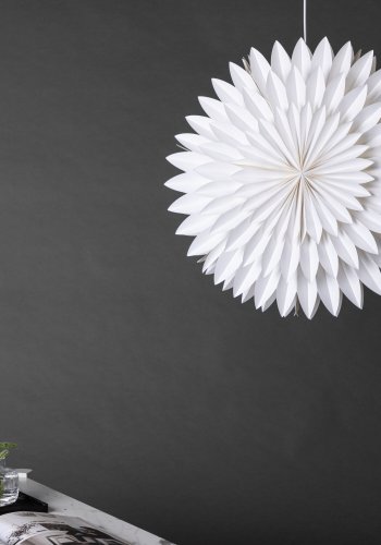 VENTURE DESIGN Storlien loftlampe - hvid papir (60cm)