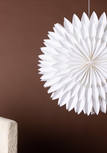 VENTURE DESIGN Storlien loftlampe - hvid papir (80cm)