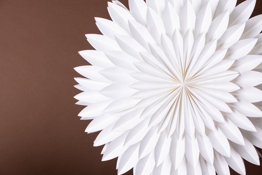 VENTURE DESIGN Storlien loftlampe - hvid papir (80cm)