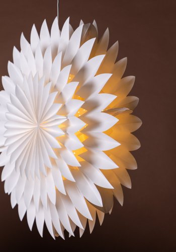 VENTURE DESIGN Storlien loftlampe - hvid papir (80cm)