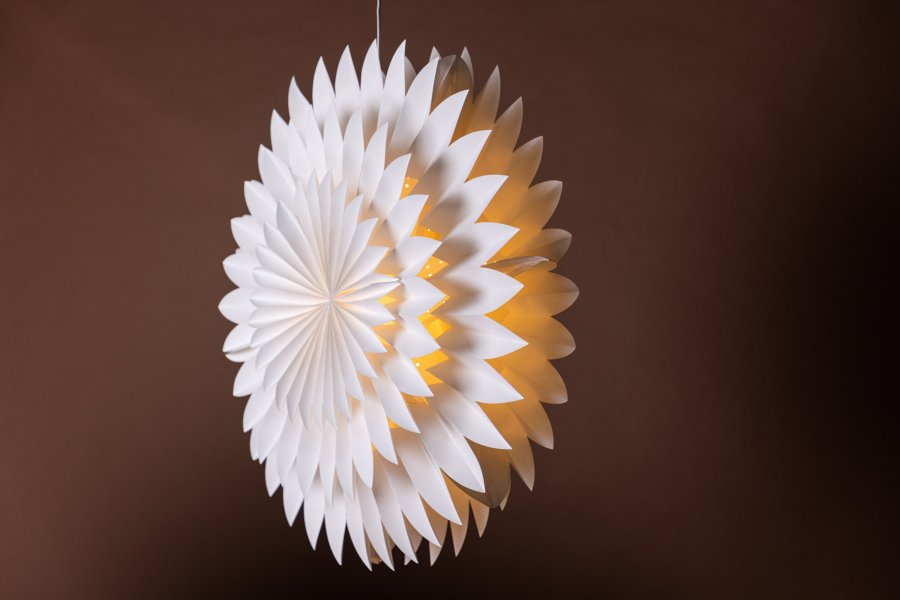 VENTURE DESIGN Storlien loftlampe - hvid papir (80cm)