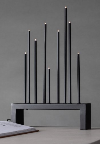 VENTURE DESIGN Vallsen bordlampe - sort stl (27cm)