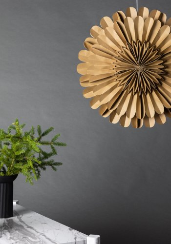 VENTURE DESIGN Järvsön loftlampe - brun papir (60)