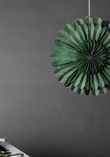 VENTURE DESIGN Järvsön loftlampe - grn papir (60)