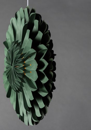 VENTURE DESIGN Järvsön loftlampe - grn papir (60)