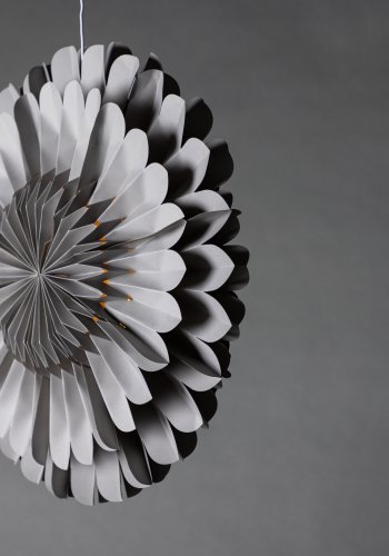 VENTURE DESIGN Järvsön loftlampe - mrkegr papir (60)