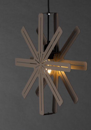 VENTURE DESIGN Säfsen loftlampe - mocca stl (40cm)