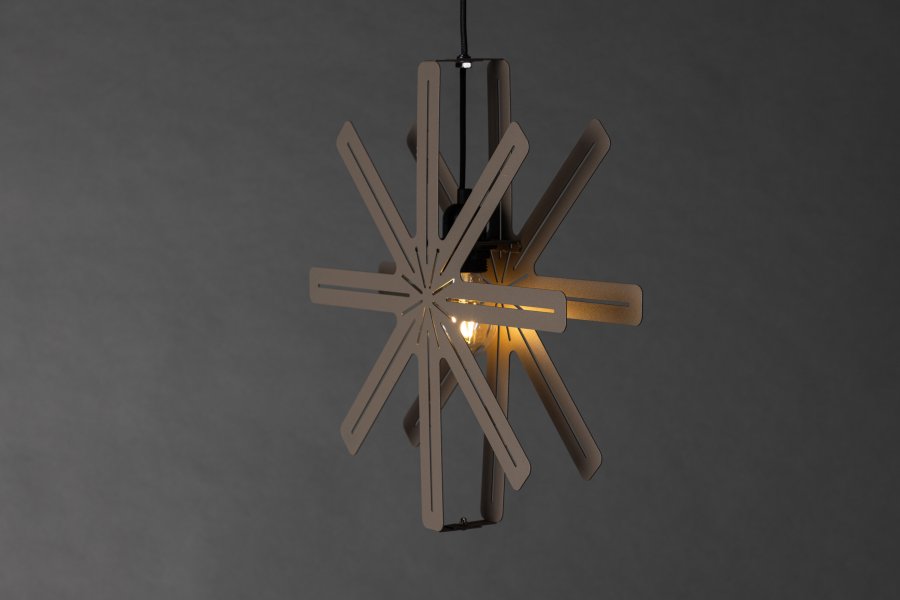 VENTURE DESIGN Säfsen loftlampe - mocca stl (40cm)