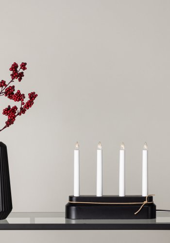 VENTURE DESIGN Näsfjället bordlampe - sort fyrretr