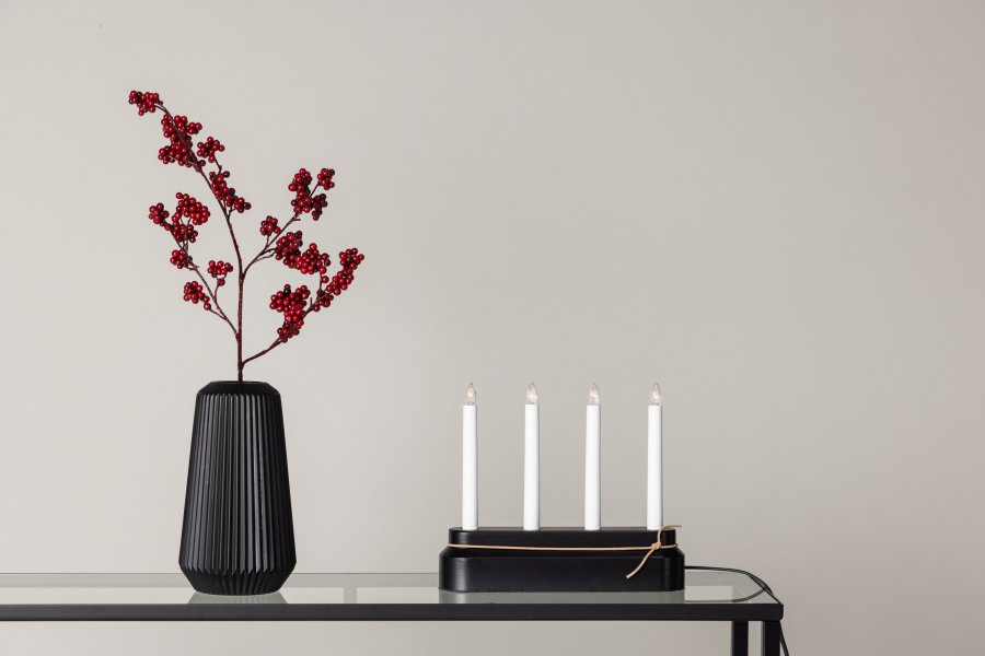 VENTURE DESIGN Näsfjället bordlampe - sort fyrretr