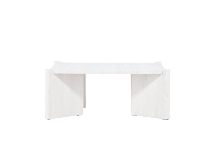 VENTURE DESIGN Rogaland sofabord, kvadratisk - hvidvasket MDF (100x100)