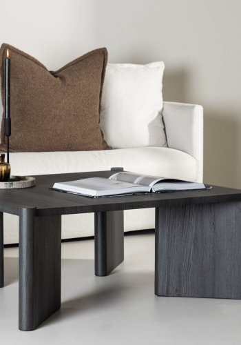 VENTURE DESIGN Rogaland sofabord, kvadratisk - mocca MDF (100x100)