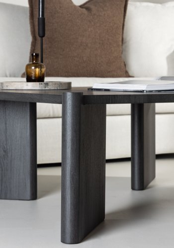 VENTURE DESIGN Rogaland sofabord, kvadratisk - mocca MDF (100x100)