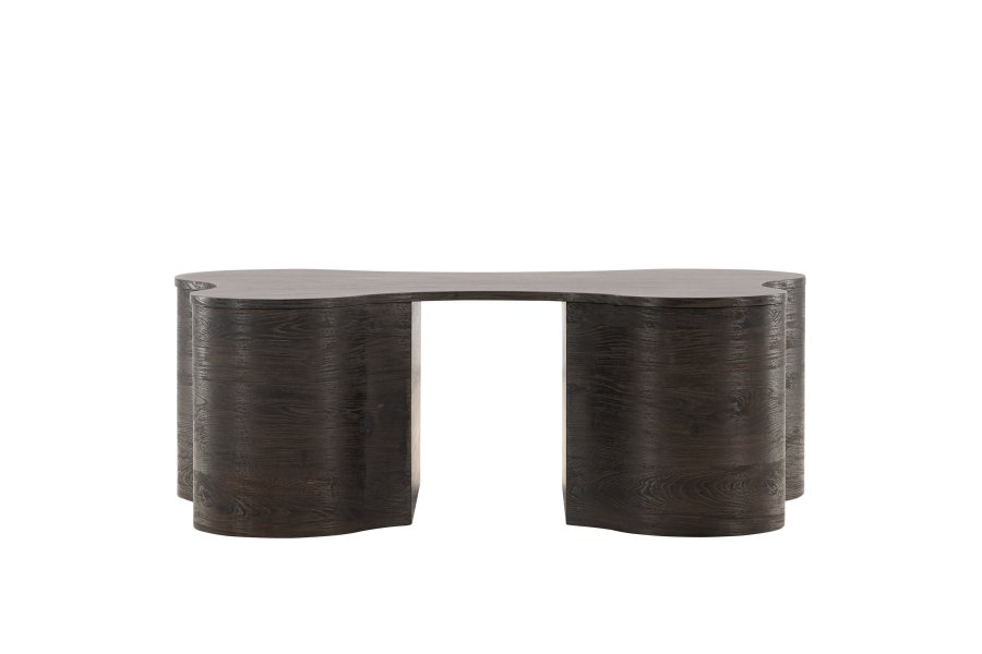 VENTURE DESIGN Larvik sofabord, rektangulr - mokka finér (130x90)