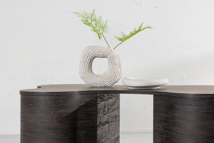 VENTURE DESIGN Larvik sofabord, rektangulr - mokka finér (130x90)