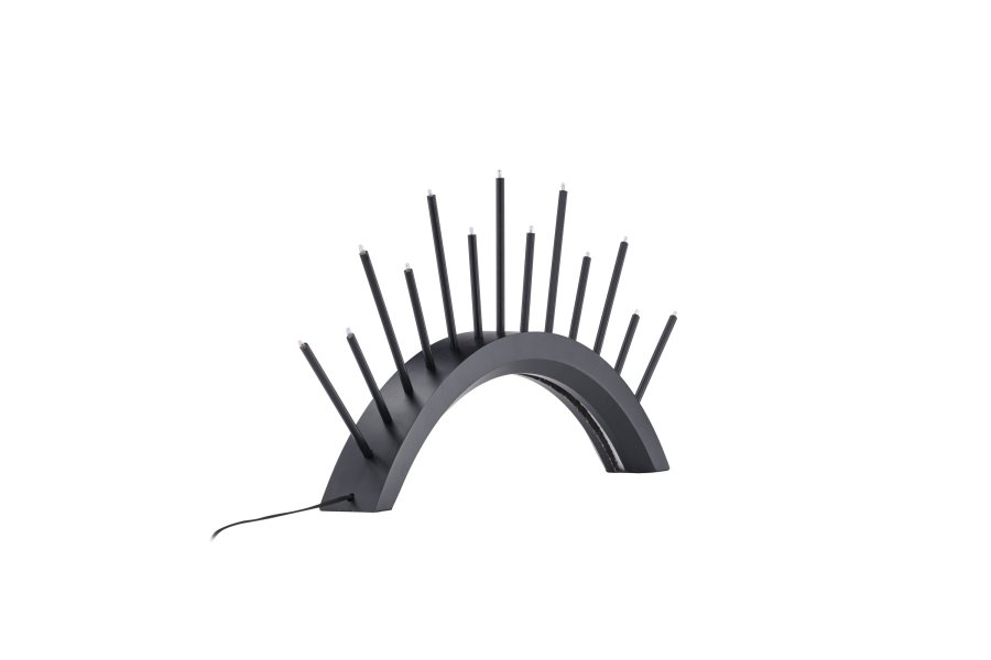 VENTURE DESIGN Kettilss bordlampe - sort MDF