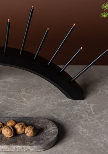 VENTURE DESIGN Kettilss bordlampe - sort MDF