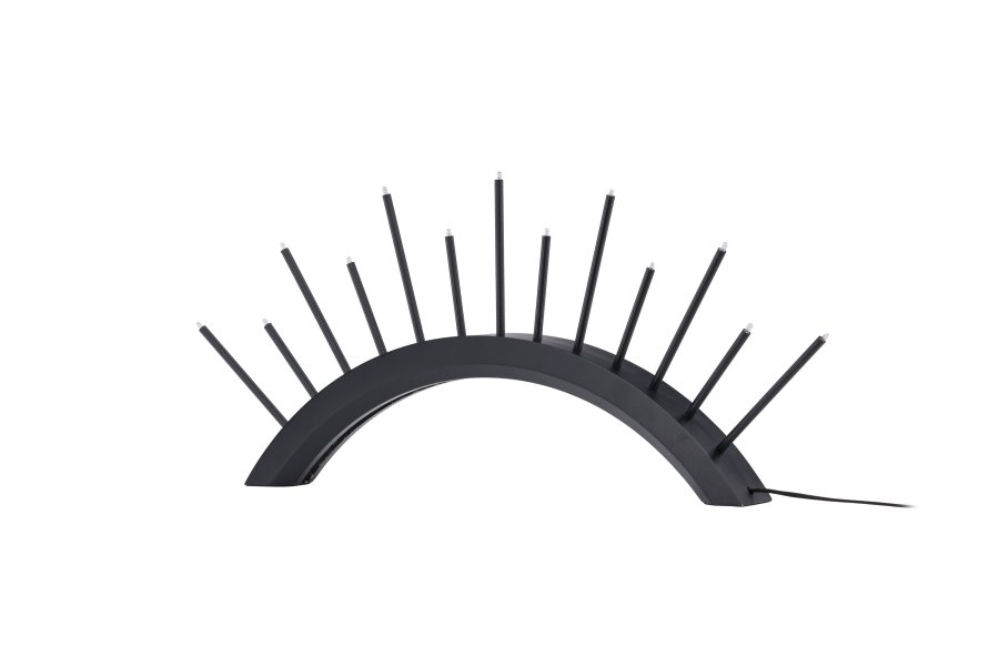 VENTURE DESIGN Kettilss bordlampe - sort MDF