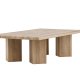 VENTURE DESIGN Lillehammer sofabord, rektangulr - natur MDF finér (140x80)
