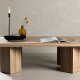 VENTURE DESIGN Lillehammer sofabord, rektangulr - natur MDF finér (140x80)