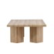 VENTURE DESIGN Lillehammer sofabord, rektangulr - natur MDF finér (140x80)