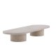 VENTURE DESIGN Narvik sofabord, rektangulr - beige 3D-papir MDF (190x60)