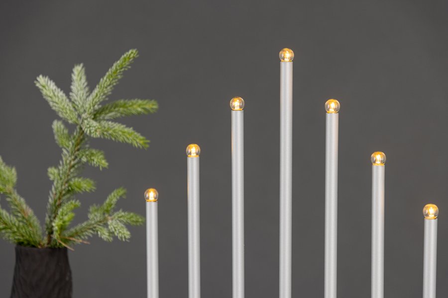 VENTURE DESIGN Björnfjället bordlampe, m. dmpning - mat slv stl (50cm)