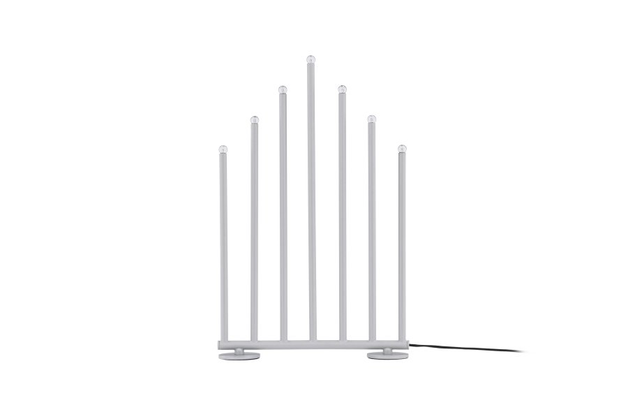 VENTURE DESIGN Björnfjället bordlampe, m. dmpning - mat slv stl (50cm)