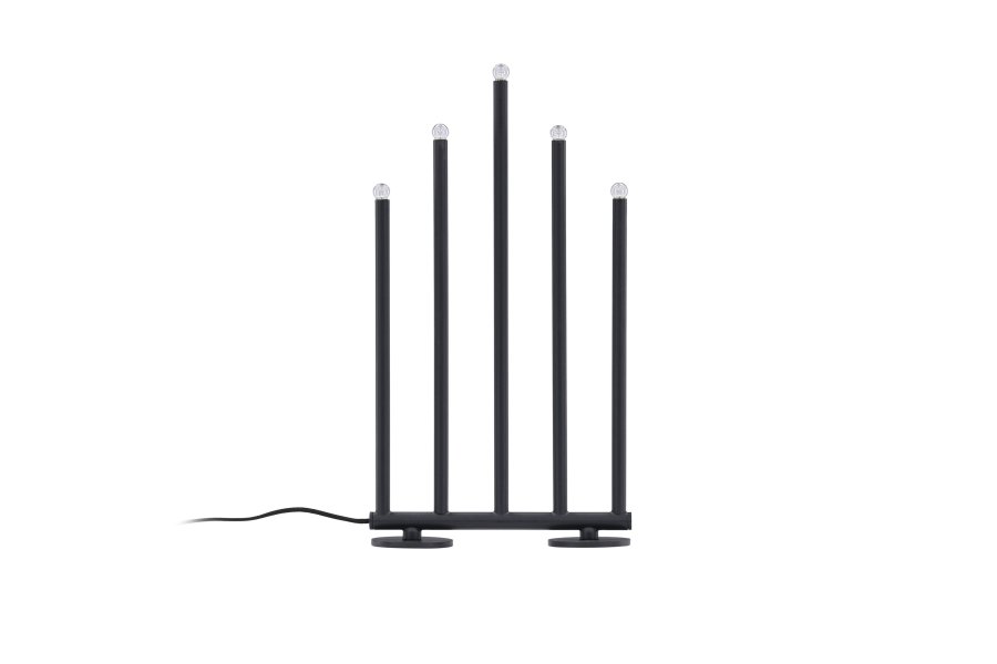 VENTURE DESIGN Björnfjället bordlampe, m. dmpning - mat sort stl (40cm)