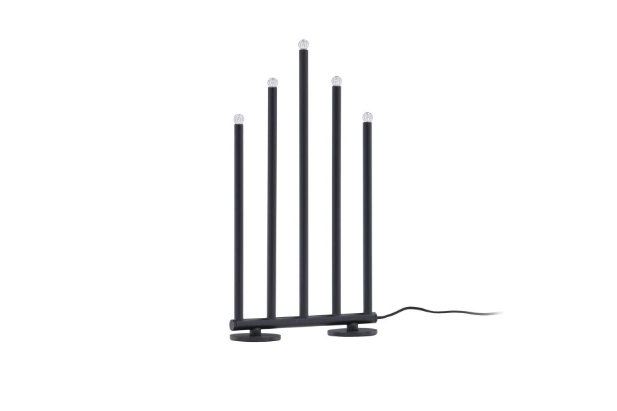 VENTURE DESIGN Björnfjället bordlampe, m. dmpning - mat sort stl (40cm)