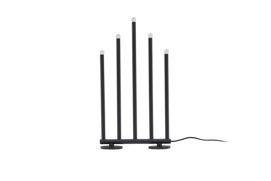 VENTURE DESIGN Björnfjället bordlampe, m. dmpning - mat sort stl (40cm)