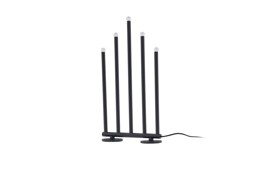 VENTURE DESIGN Björnfjället bordlampe, m. dmpning - mat sort stl (40cm)