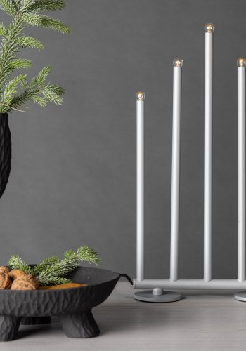 VENTURE DESIGN Björnfjället bordlampe, m. dmpning - mat slv stl (40cm)